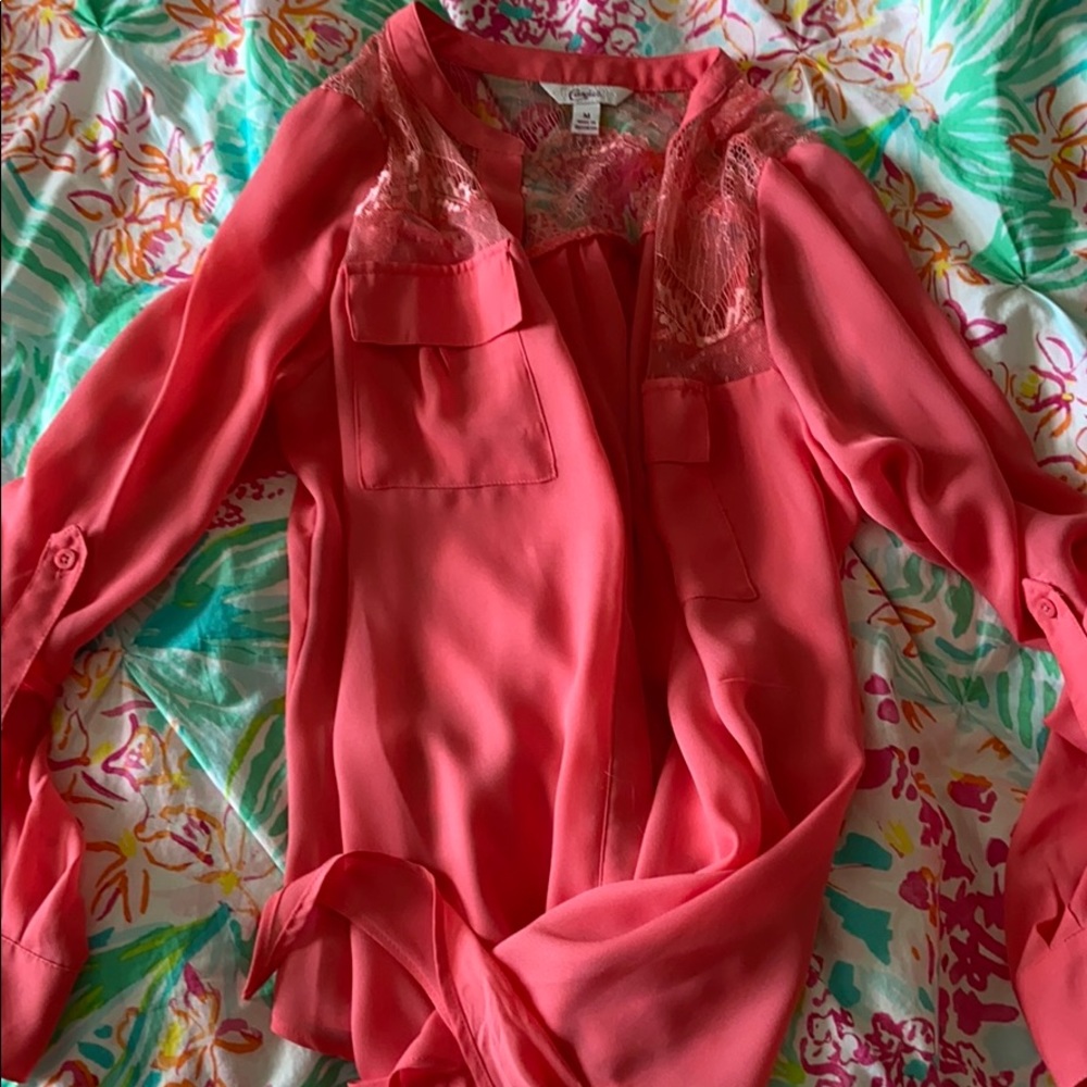 Tie-front Shirt